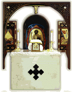 Coptic Orthodox Altar and Sanctuary